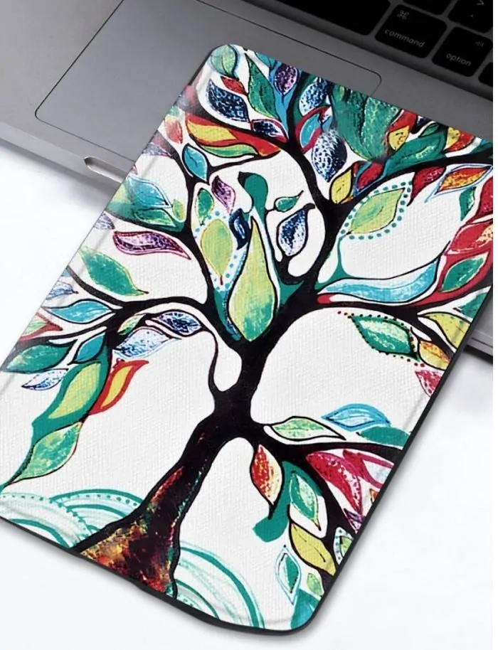 ARMORI TRIMER T034 - pouzdro pro Pocketbook 631 Touch HD - motiv Tree