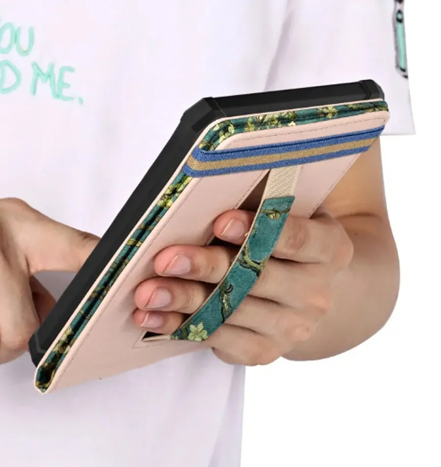 Armori Shelter H173 - pouzdro se stojánkem pro Amazon Kindle 2022 - motiv Blue Garden