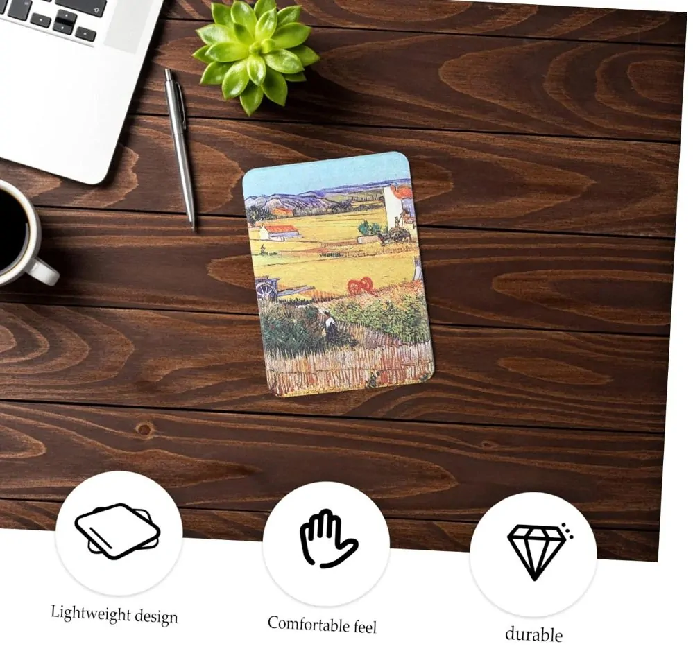 Armori Trimer T186, pouzdro pro Pocketbook 616/617/618/627/628/632/633 - magnetické zavírání, AutoSleep, motiv Village