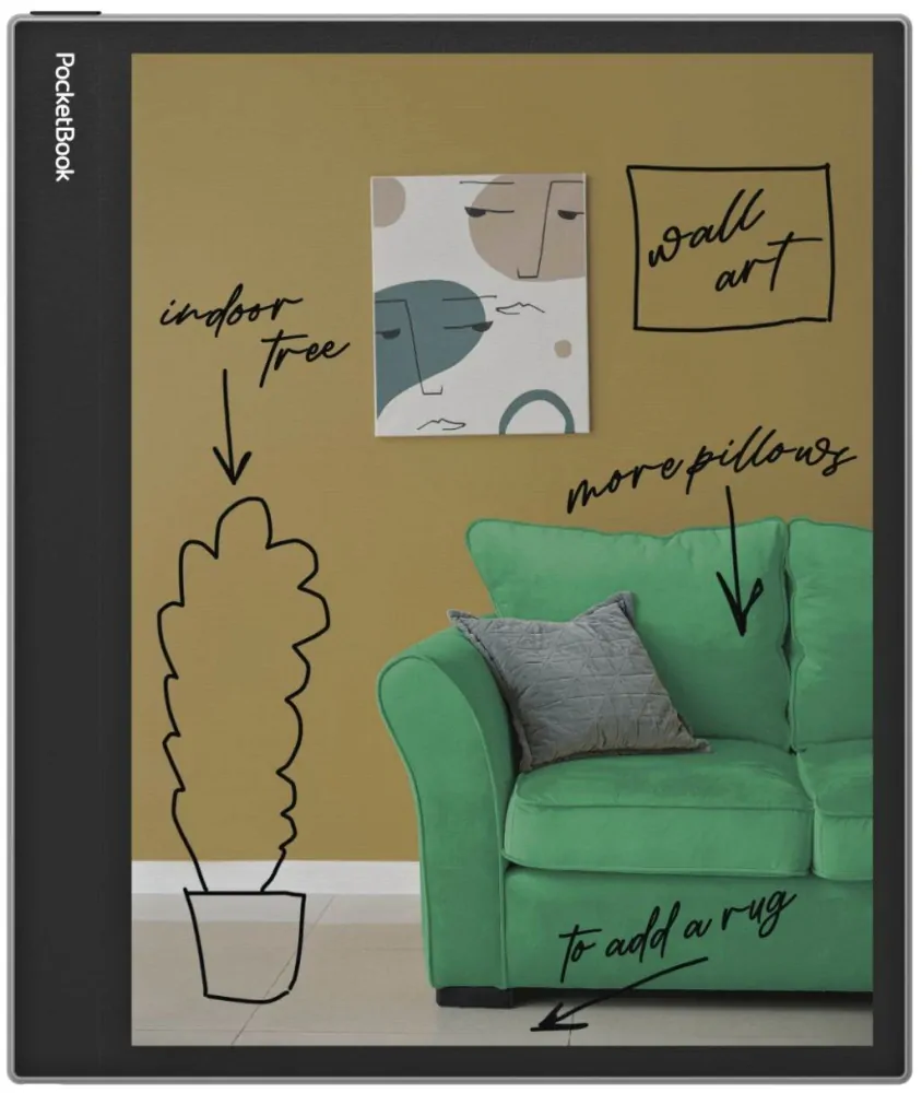 PocketBook 1042 InkPad Eo Mist Grey - 64GB, WiFi, Bluetooth, Android 11 - šedý