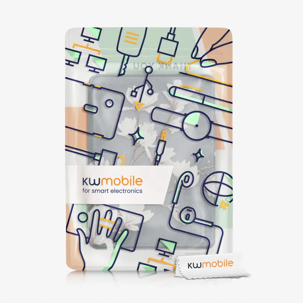 Pouzdro KW Mobile - Magnolias II - KW5625602 - pro Amazon Kindle Paperwhite 5 (2021) - vícebarevné