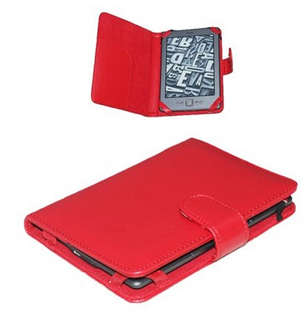 Univerzální pouzdro pro čtečky knih - Fortress FT166 Universal - pouzdro univerzální pro všechny čtečky knih - červené, magnet