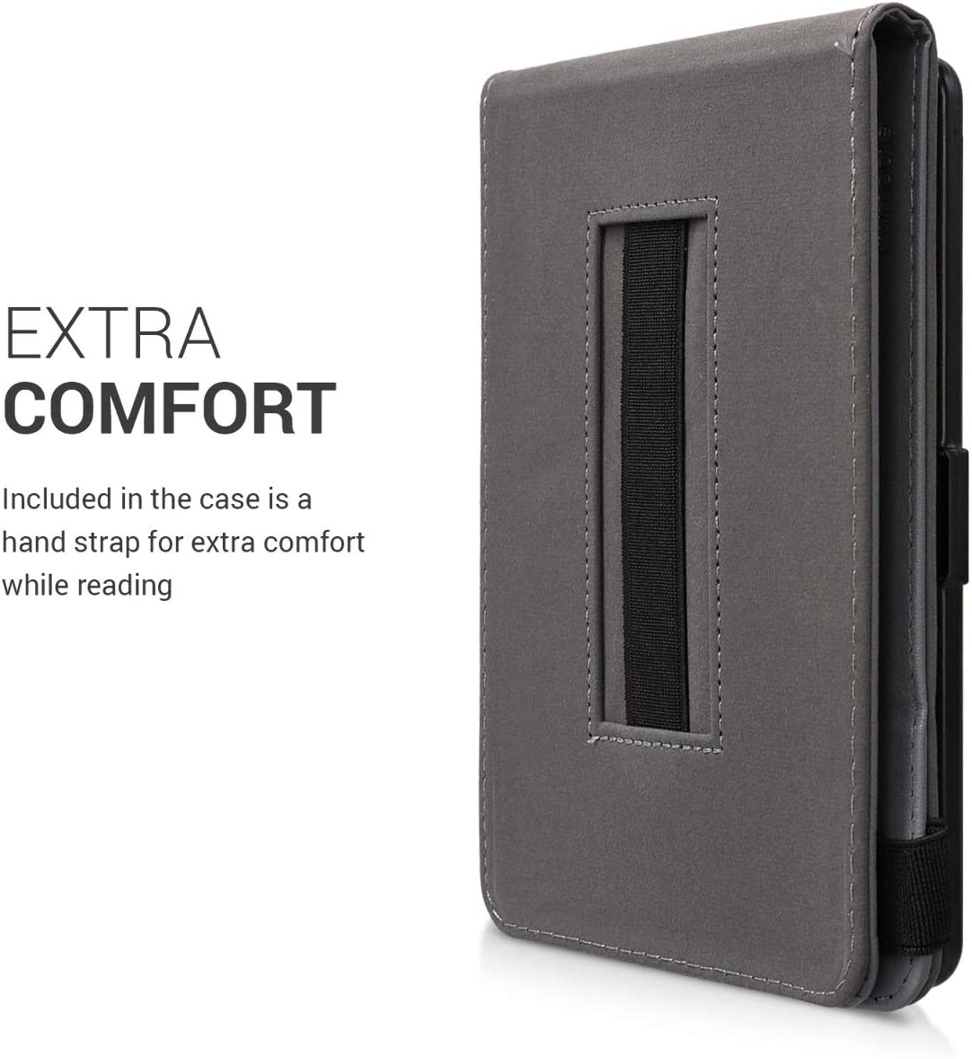 Pouzdro KW Mobile - Case with Strap Stand - KW4504073 - pro Amazon Kindle Paperwhite 1/2/3 - černé