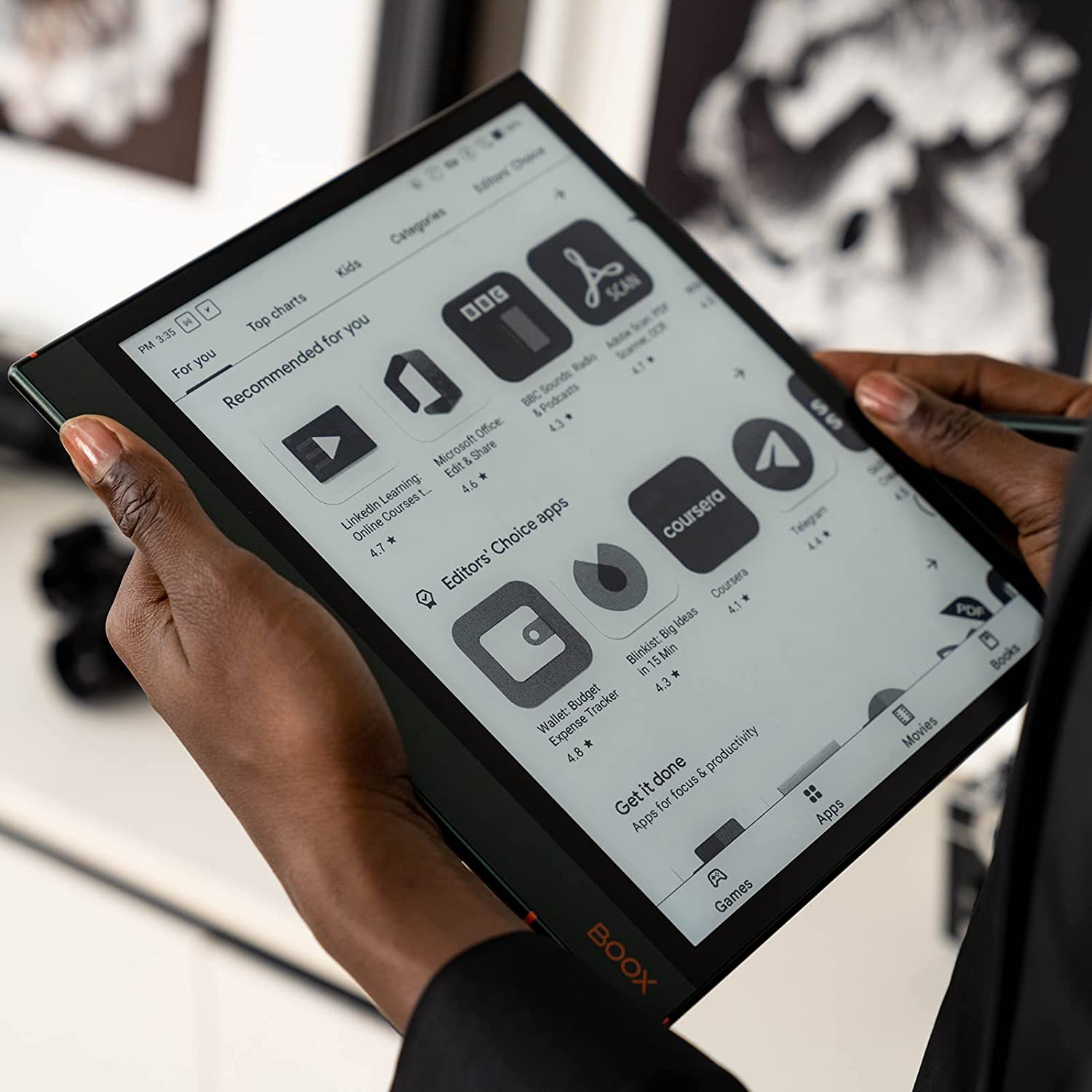 Onyx Boox Note Air 2 Plus - 10,3" displej, 64 GB, WiFi, BT, audio, android 11, tmavě zelený