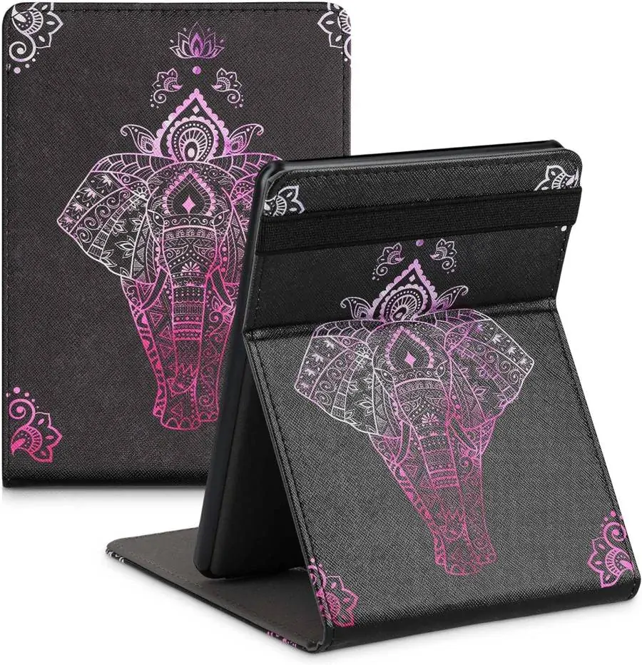 Pouzdro KW Mobile - Elephant Sketch - KW5626410 - pro Amazon Kindle Paperwhite 5 (2021) - vícebarevné