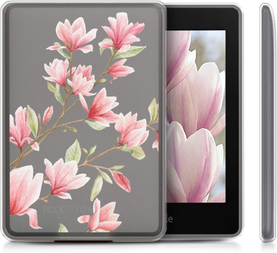 Pouzdro KW Mobile - Magnolias - KW4610303 - pro Amazon Kindle Paperwhite 1/2/3 - silikonové