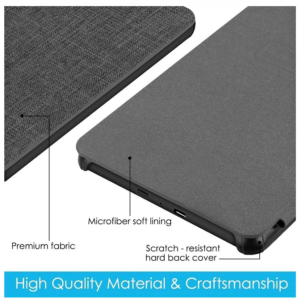 Durable Lock Fabric F-1242 - pro Amazon Kindle Voyage - červené