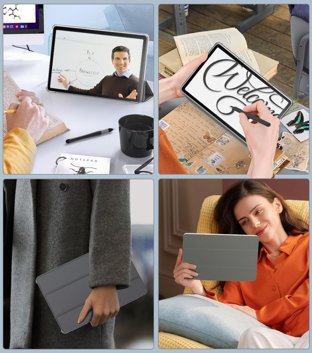 Durable Lock DLS-208 - pouzdro se stojánkem pro Amazon Kindle Fire MAX 11 - černé (2023, 13.gen.)