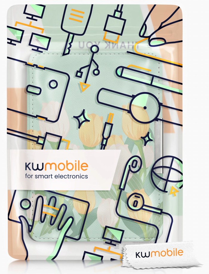 Pouzdro KW Mobile - Tulip - KW2313645 - pro Amazon Kindle Paperwhite 1/2/3 - vícebarevné