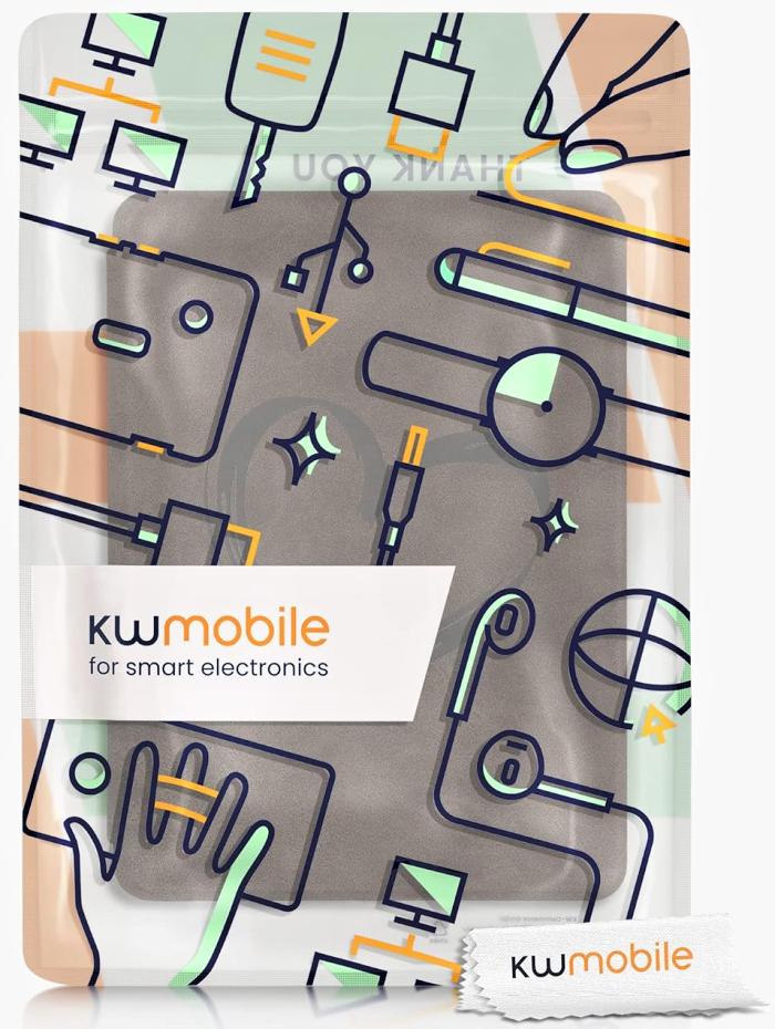 Pouzdro KW Mobile Felt Brushed Heart - KW5625802 - pro Amazon Kindle Paperwhite 5 (2021) - hnědé