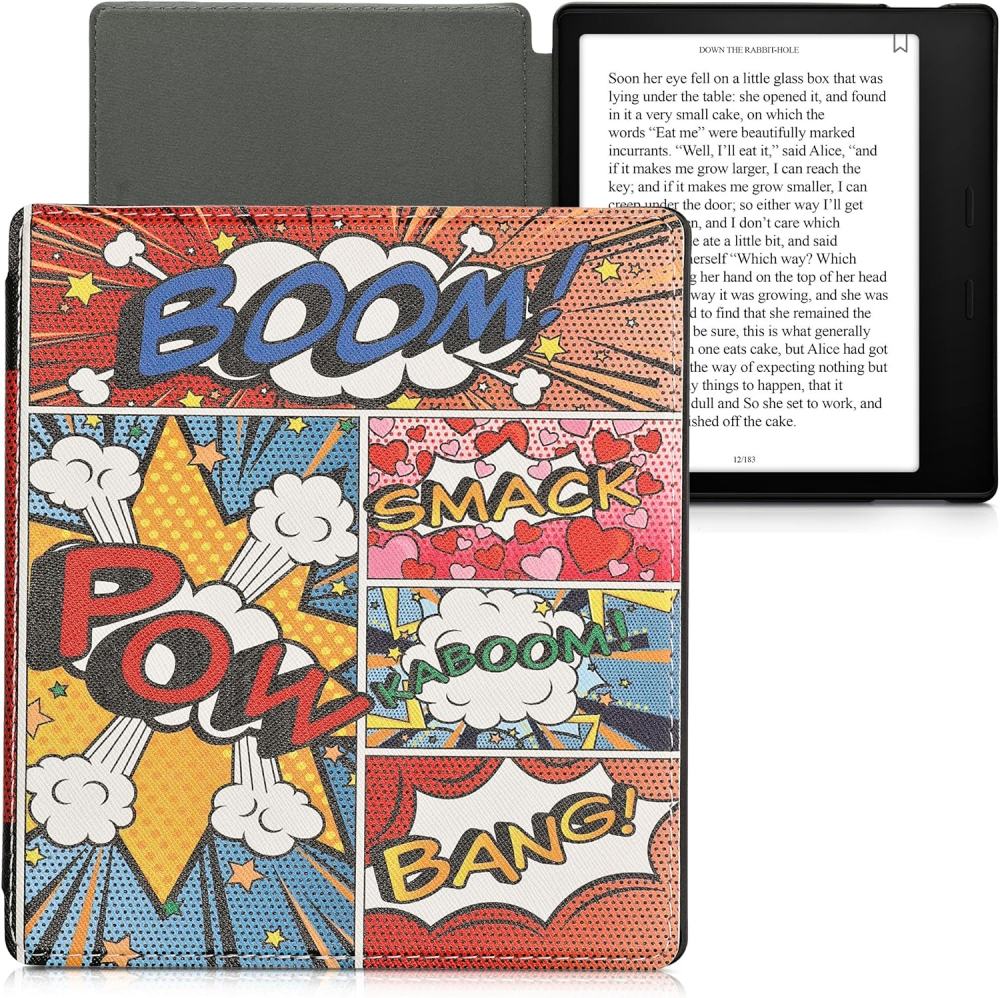 Pouzdro KW Mobile - Comic Book Symbol - KW4941721 - pro Amazon Kindle Oasis 2 / 3 - vícebarevné