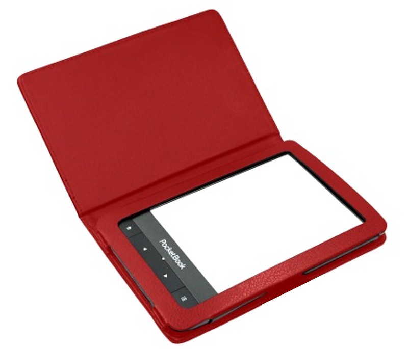 FORTRESS FT169 - Obal na čtečku Pocketbook 614 / 615 / 622 / 623 / 624 / 625 / 626 / 631 / 640 / 641 - červené, magnet