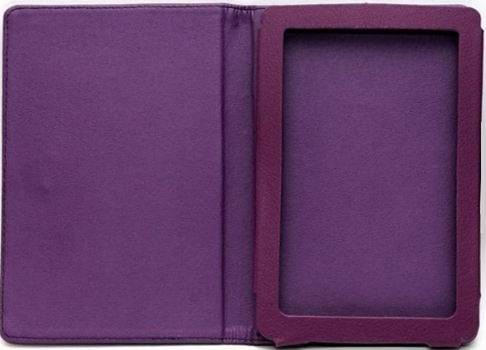 FORTRESS FT170 - Obal na čtečku Pocketbook 614 / 615 / 622 / 623 / 624 / 625 / 626 / 631 / 640 / 641 - fialové, magnet