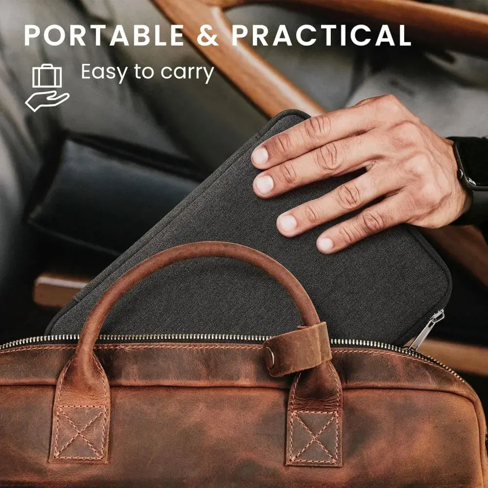 Pouzdro KW Mobile Neoprene Zipper Stand - KW5962601 - Univerzální pouzdro pro čtečky 6" se stojánkem - černé