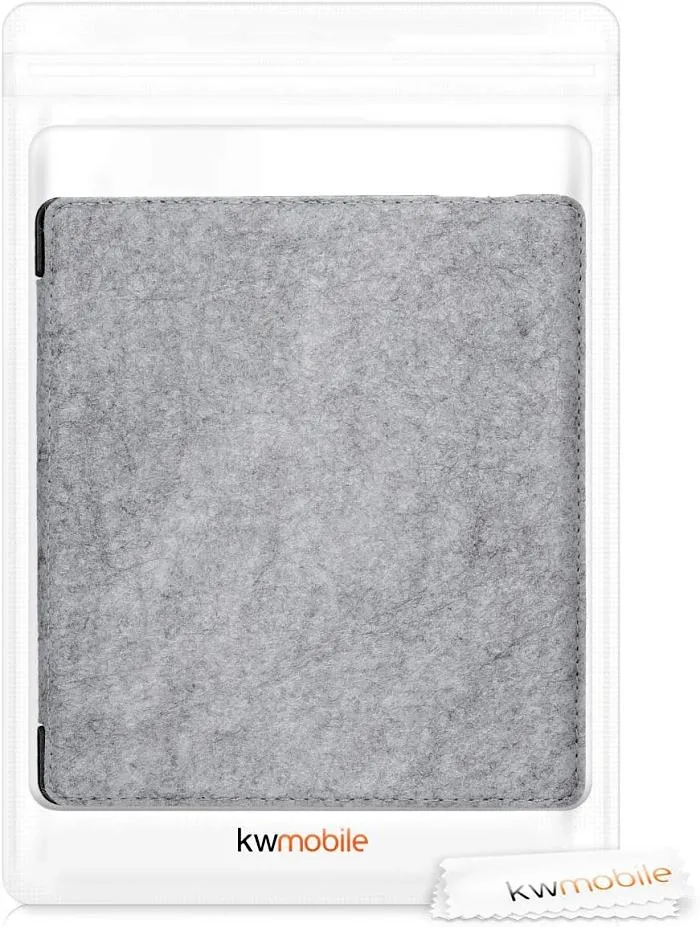 Pouzdro KW Mobile Felt Fabric - KW5062301 - pro Amazon Kindle Oasis 2/3 - šedé