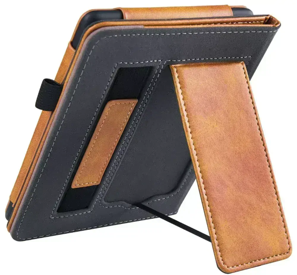 Fortress FT4011 Premium - pouzdro se stojánkem pro Amazon Kindle Paperwhite 5 (2021) - hnědé, magnet, AutoSleep