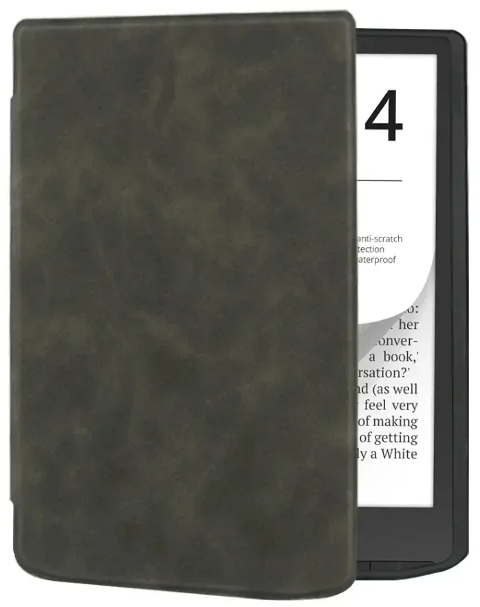 Pouzdro Durable Lock DL4040, obal na Pocketbook 743G InkPad 4 a Pocketbook 743C InkPad Color (2/3) - černé, magnetické zavírání, AutoSleep