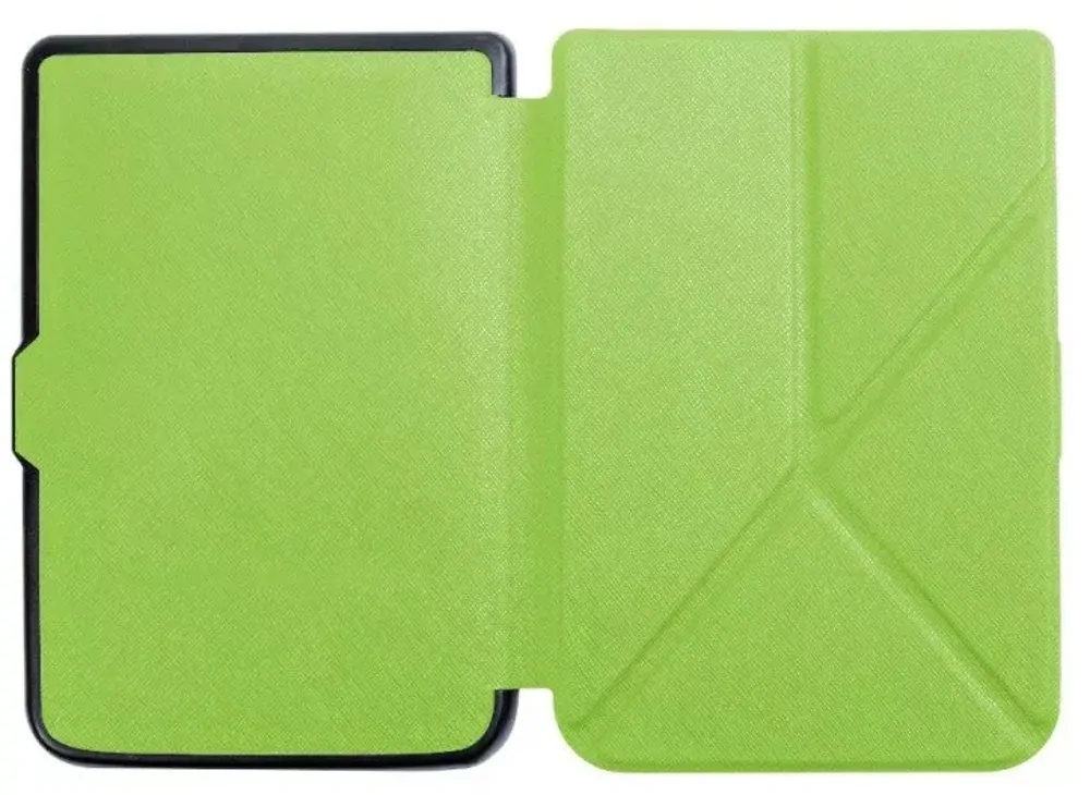 Pouzdro Origami Durable Lock pro Pocketbook 614 / 615 / 624 / 625 / 626 - zelené, stojánek, magnet