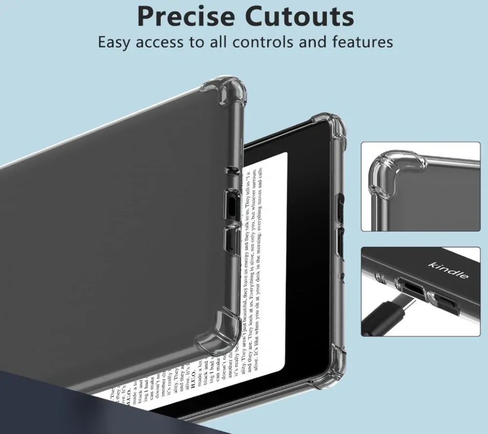 Armori Siliconer S131 - Pouzdro TPU Silicone - pro Amazon Kindle Paperwhite 5 (2021) - silikonové, průhledné