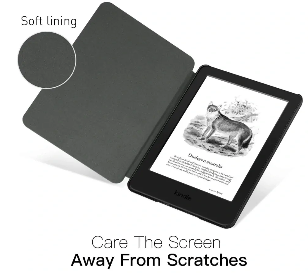 Armori Trimer T134, pouzdro pro Amazon Kindle 6 (7. generace) - magnetické zavírání, AutoSleep, motiv Tree