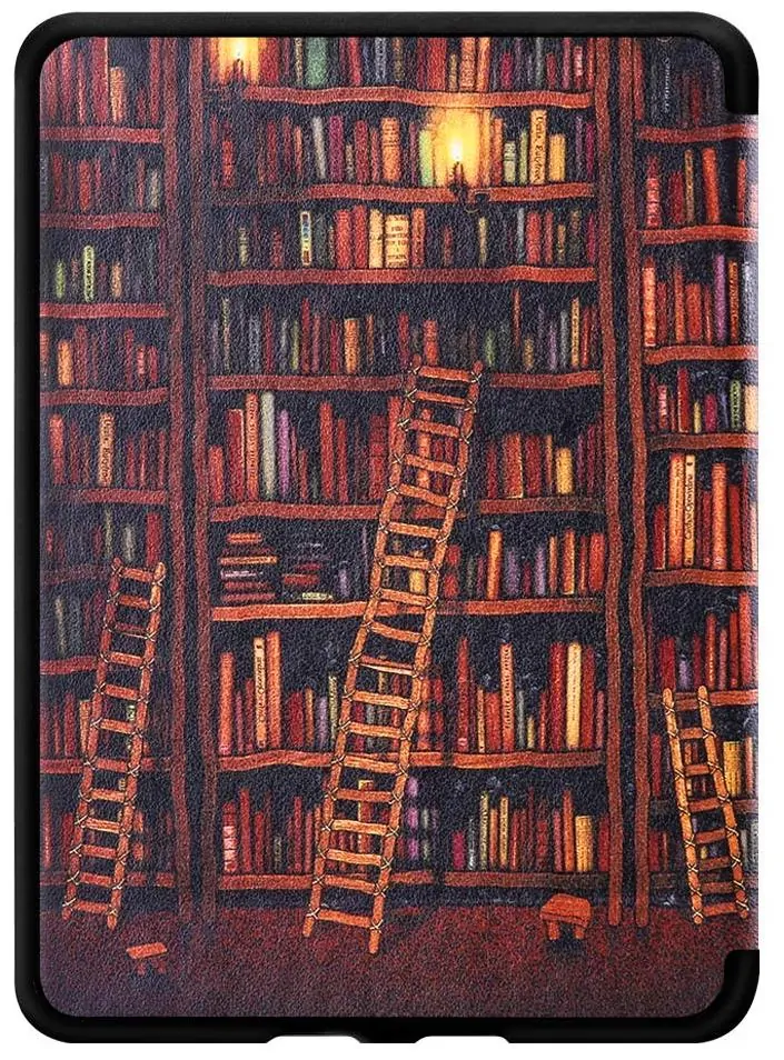 Armori Trimer T149, pouzdro pro Amazon Kindle 8 (2016) - magnetické zavírání, AutoSleep, motiv Library