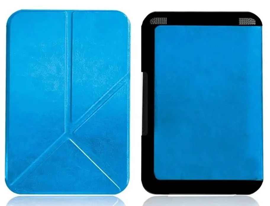ARMORI STANDER S165, pouzdro se stojánkem Origami pro Amazon Kindle 3 Keyboard - světle modré