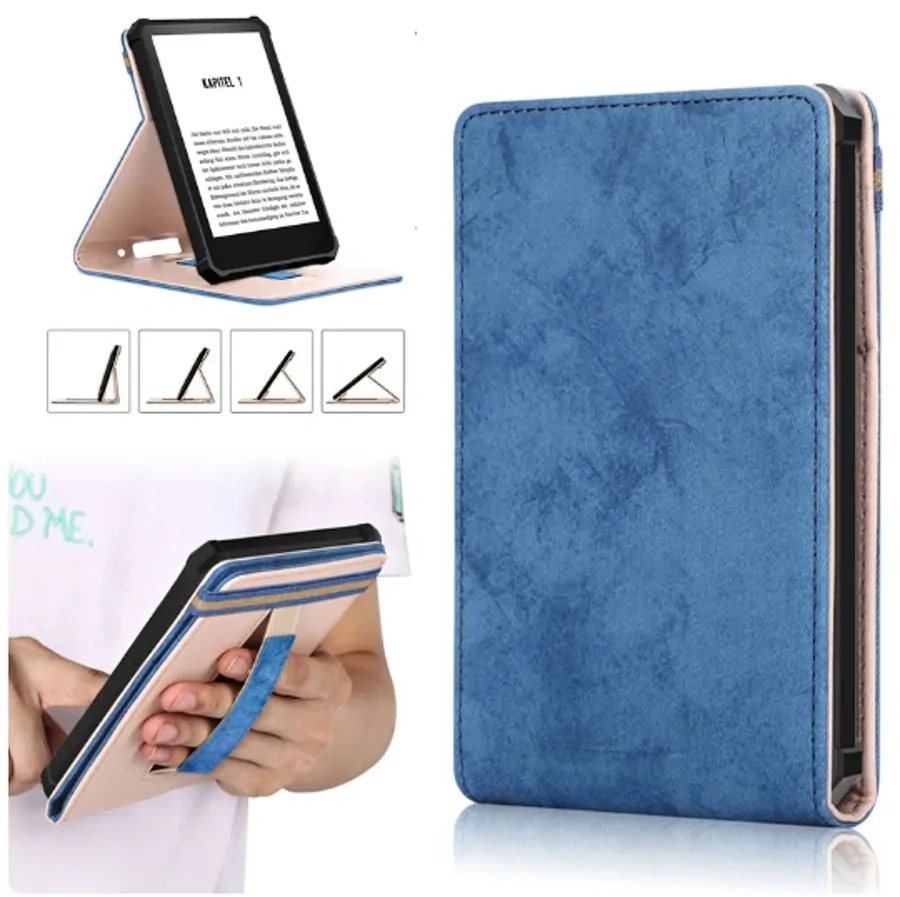 Armori Shelter H170 - pouzdro se stojánkem pro Amazon Kindle 2022 - tmavě modré