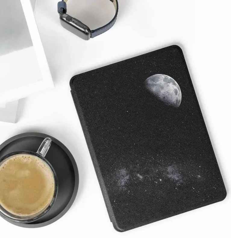 Armori Trimer T174, pouzdro pro Amazon Kindle Paperwhite 5 (2021) - magnetické zavírání, AutoSleep, motiv Moon