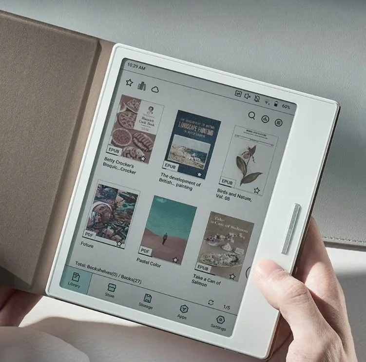 ONYX BOOX GO 7 COLOR, 7", 64 GB, Bluetooth, Android 12, E-ink displej barevný, WiFi - bílý