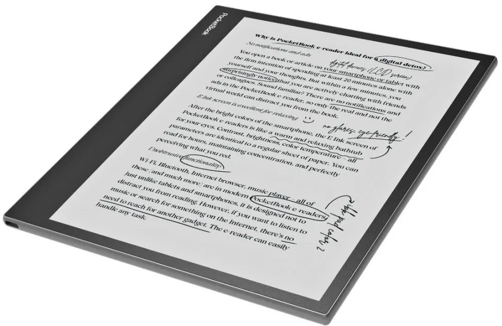 PocketBook 1042 InkPad Eo Mist Grey - 64GB, WiFi, Bluetooth, Android 11 - šedý