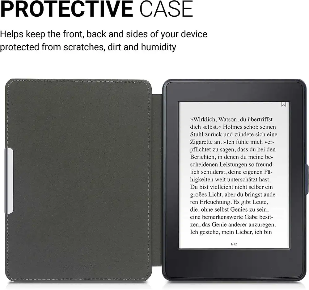 Pouzdro KW Mobile - Nylon Book - KW4948709 - pro Amazon Kindle Paperwhite 1/2/3 - červené