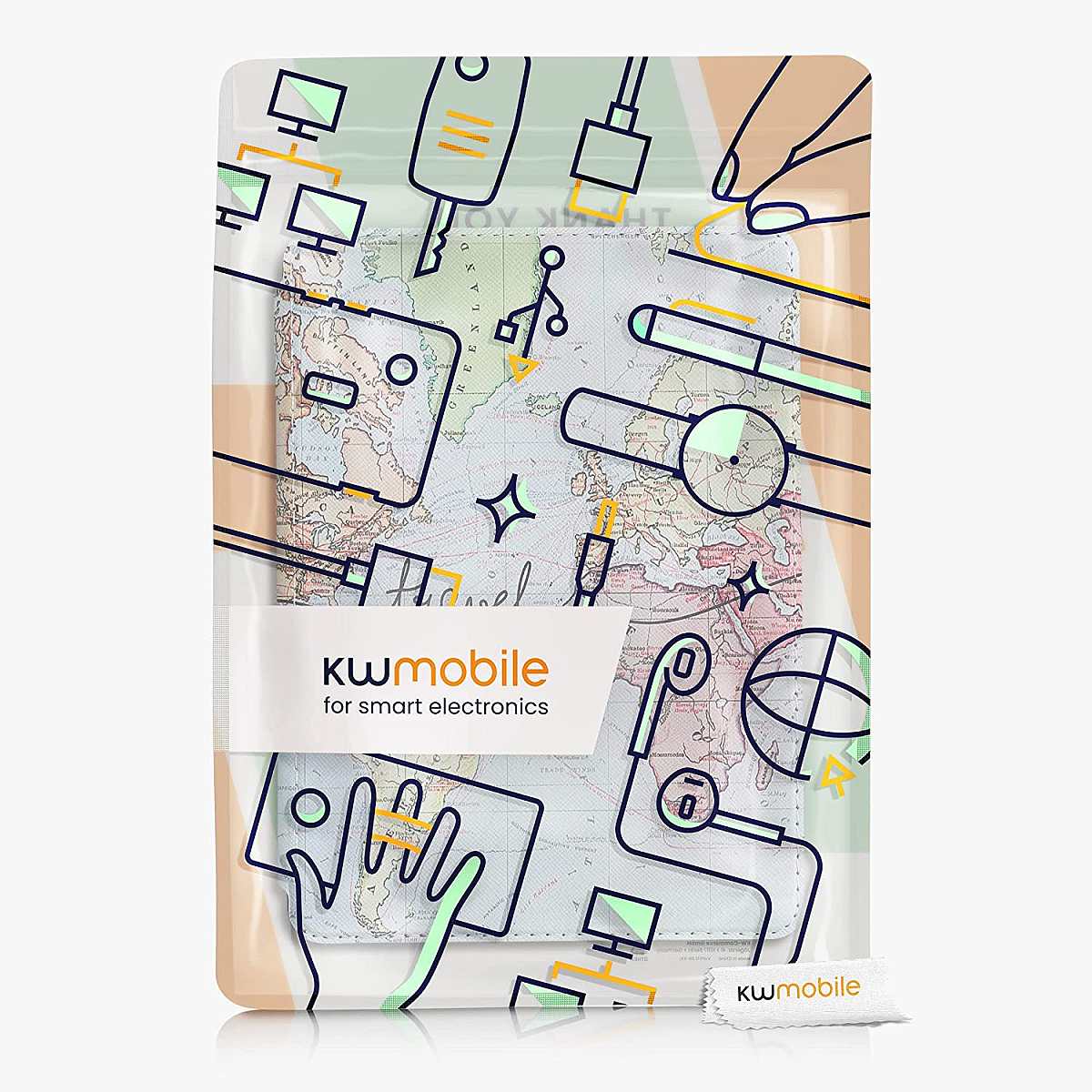 Pouzdro KW Mobile - Travel - KW5625604 - pro Amazon Kindle Paperwhite 5 (2021) - vícebarevné