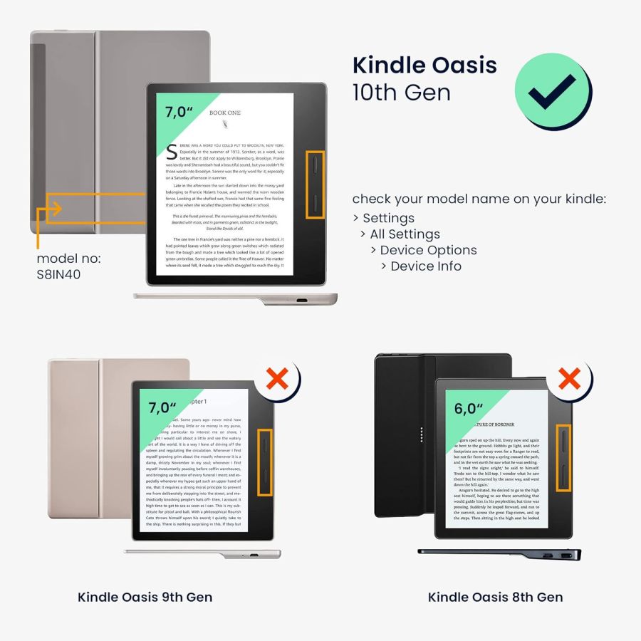 Pouzdro KW Mobile - Magnolias - KW4941803 - pro Amazon Kindle Oasis 2/3 - vícebarevné