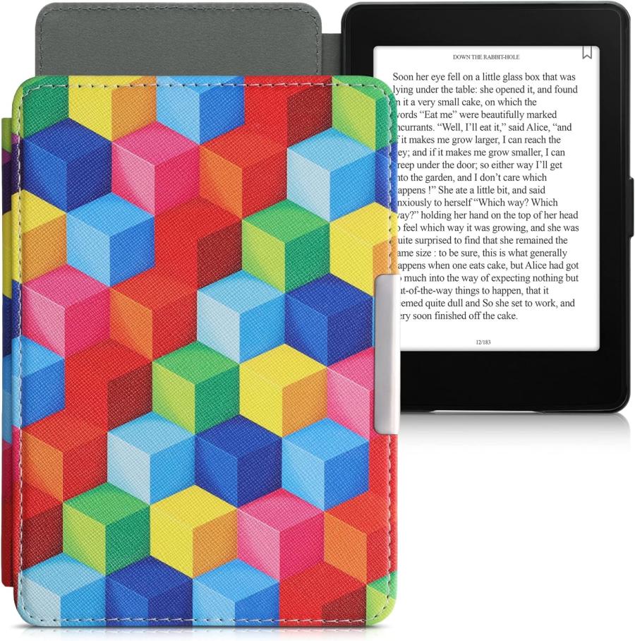 Pouzdro KW Mobile - Colorful Blocks - KW4556943 - pro Amazon Kindle Paperwhite 1/2/3 - vícebarevné