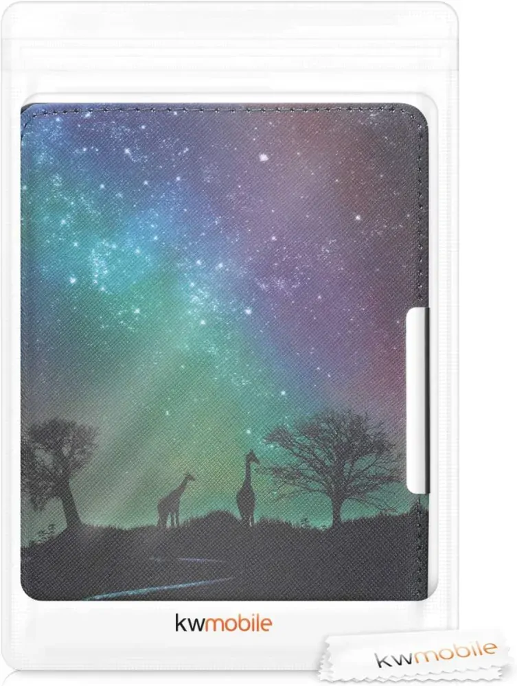 Pouzdro KW Mobile - Starry Giraffes - KW4556927 - pro Amazon Kindle Paperwhite 1/2/3 - vícebarevné