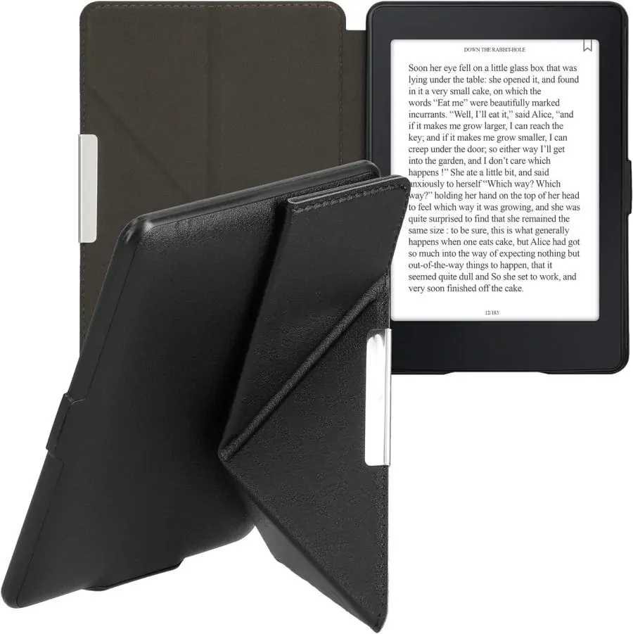 Pouzdro KW Mobile - Origami Black - KW4578001 - pro Amazon Kindle Paperwhite 1/2/3 - černé