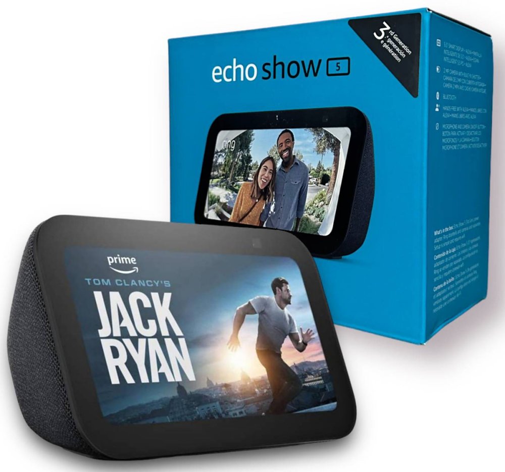 AMAZON ECHO SHOW 5 (2023, 3.GEN) - hlasový asistent s displejem 5,5" - černý