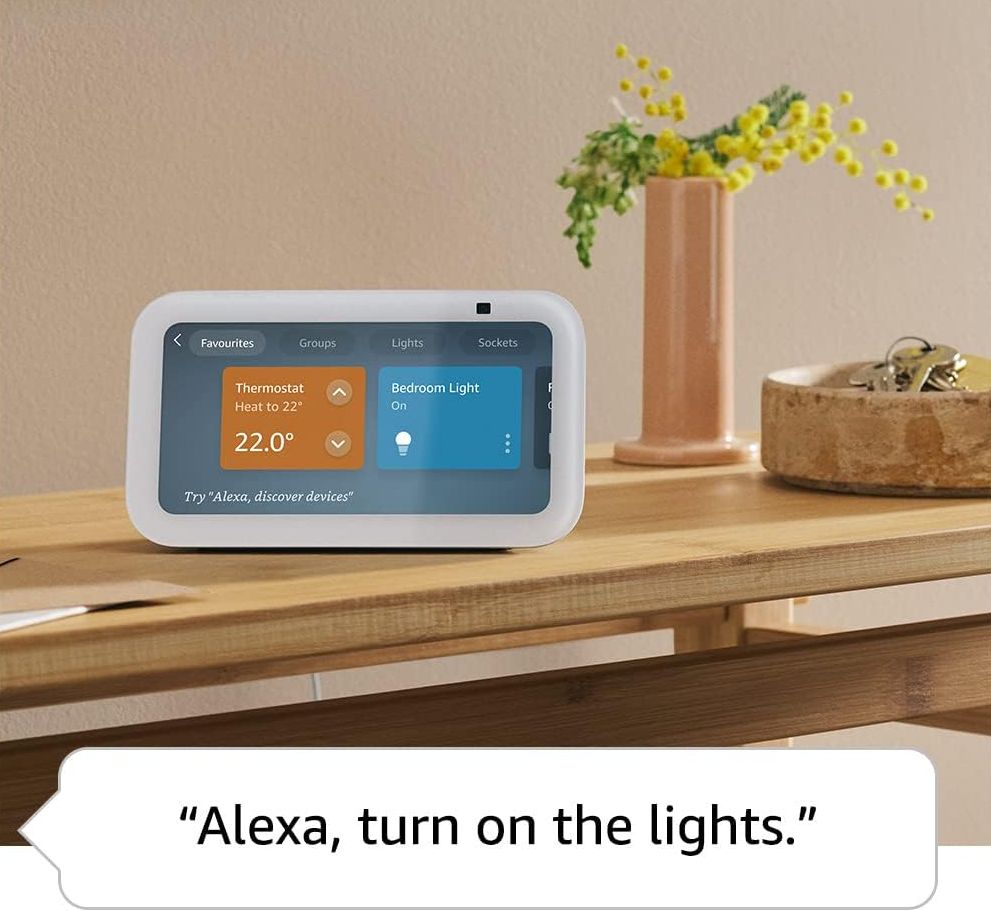 AMAZON ECHO SHOW 5 (2023, 3.GEN) - hlasový asistent s displejem 5,5" - světle modrý