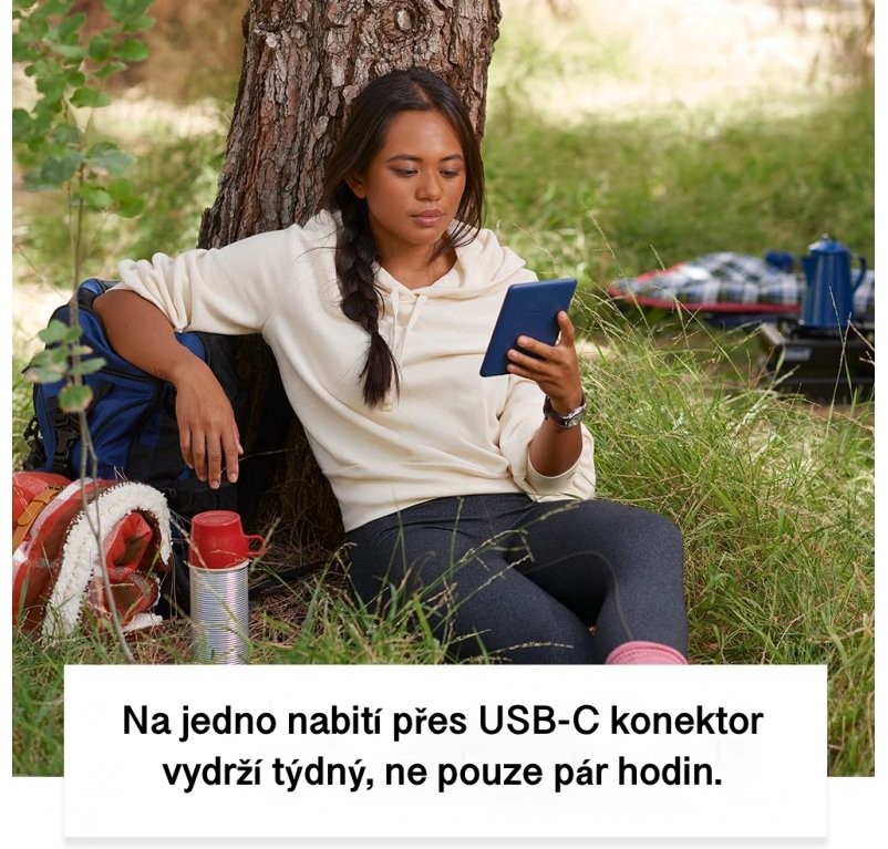 Amazon Kindle 2022 - Special Offers, 16GB - modrý