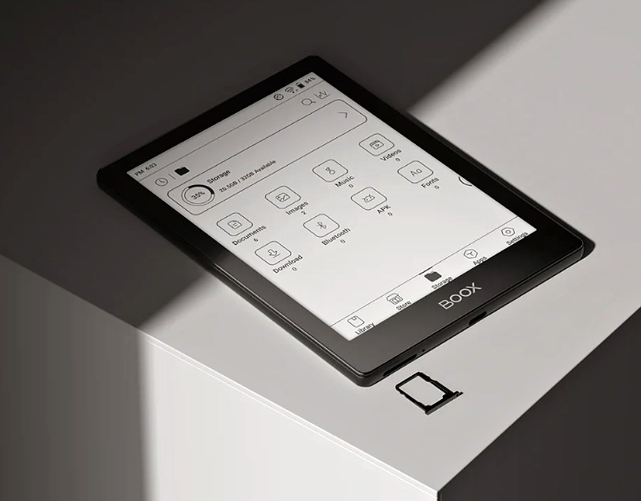 ONYX BOOX POKE 5, 6", 32 GB, Bluetooth, Android 11, E-ink displej, WiFi - černý