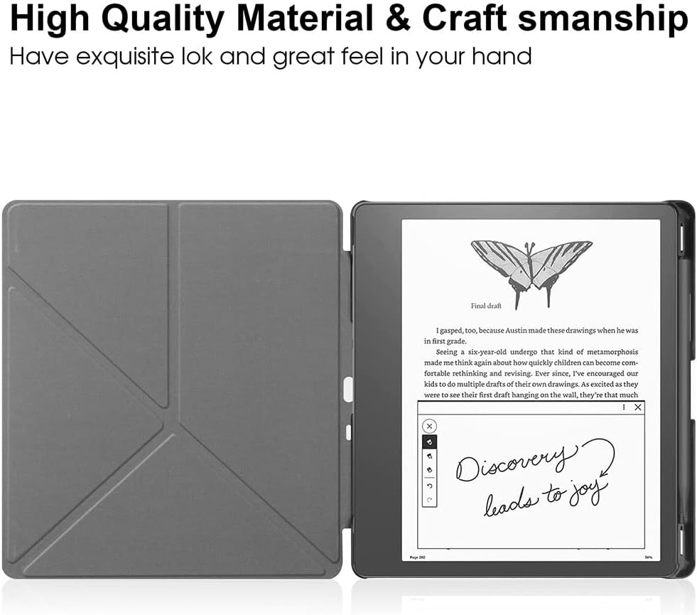 Pouzdro Durable Lock Origami DL-202 na Amazon Kindle Scribe - červené