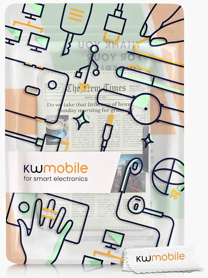Pouzdro KW Mobile - Front Page - KW4664465 - pro Amazon Kindle Paperwhite 4 (2018) - vícebarevné