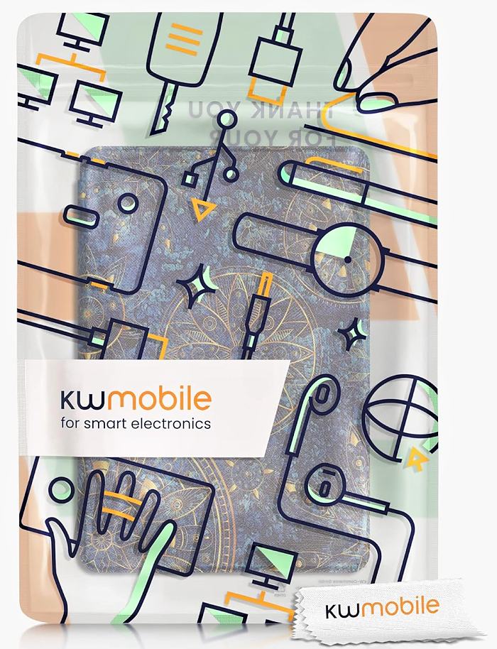 Pouzdro KW Mobile - Golden Mandalas - KW5625670 - pro Amazon Kindle Paperwhite 5 (2021) - vícebarevné