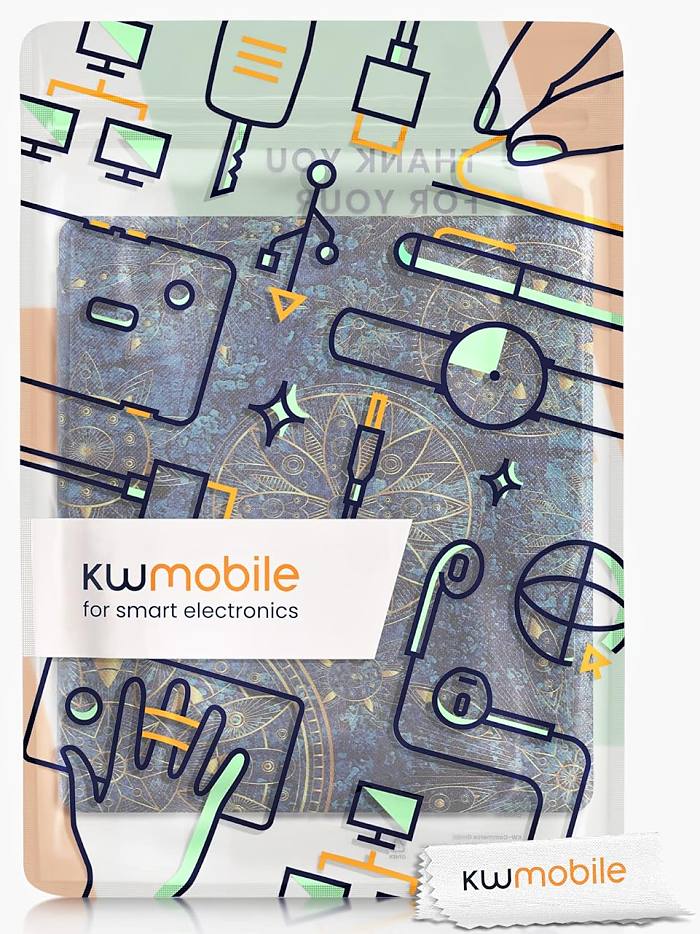 Pouzdro KW Mobile - Golden Mandalas - KW4941725 - pro Amazon Kindle Oasis 2/3 - vícebarevné