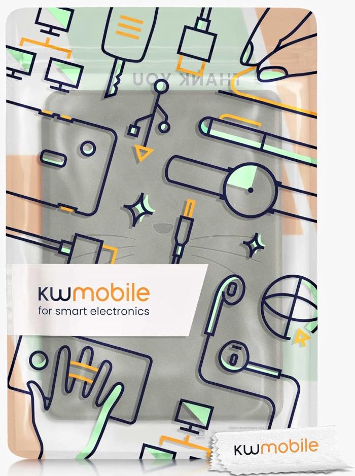 Pouzdro KW Mobile - Meow Meow -  KW5625705 - pro Amazon Kindle Paperwhite 5 (2021) - šedé