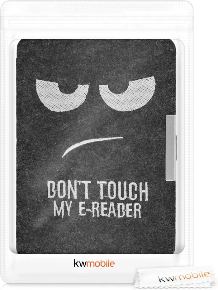 Pouzdro KW Mobile Felt Dont Touch - KW4848911 - pro Amazon Kindle Paperwhite 4 (2018) - černé