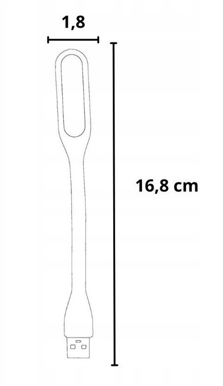 Gembird NL-01-PR - USB LED lampička ohebná, pro všechny čtečky - fialová