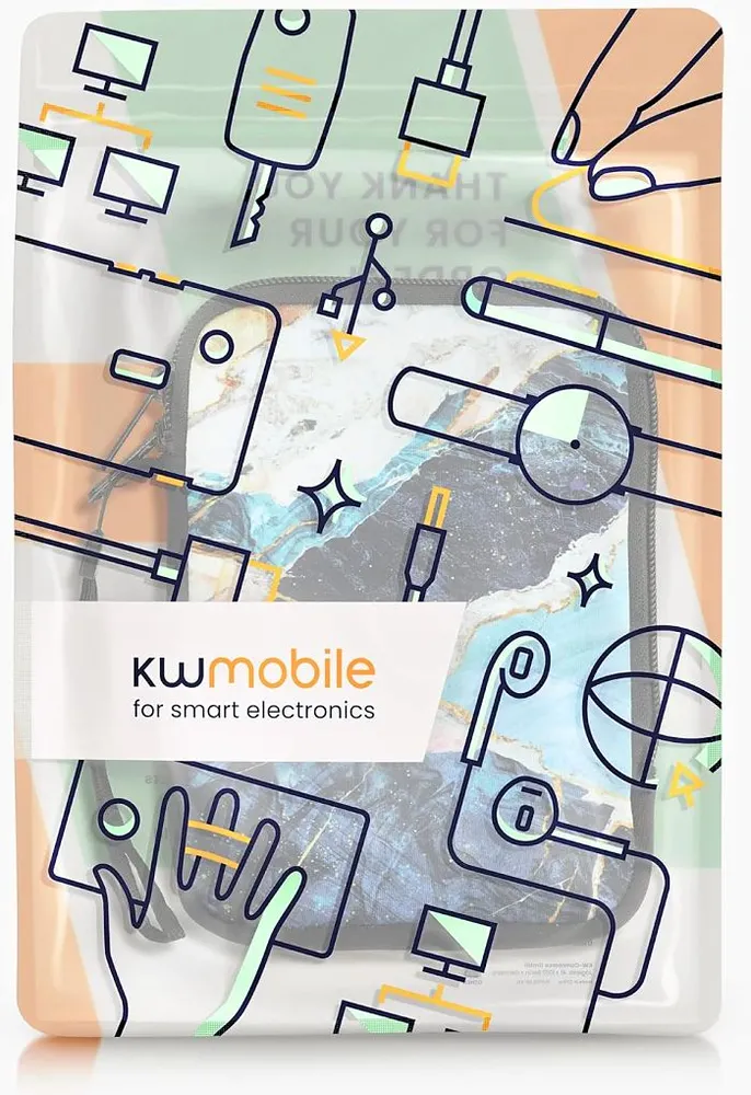 Pouzdro KW Mobile Marble - KW5033516 - Univerzální pouzdro pro čtečky 6" - vícebarevné