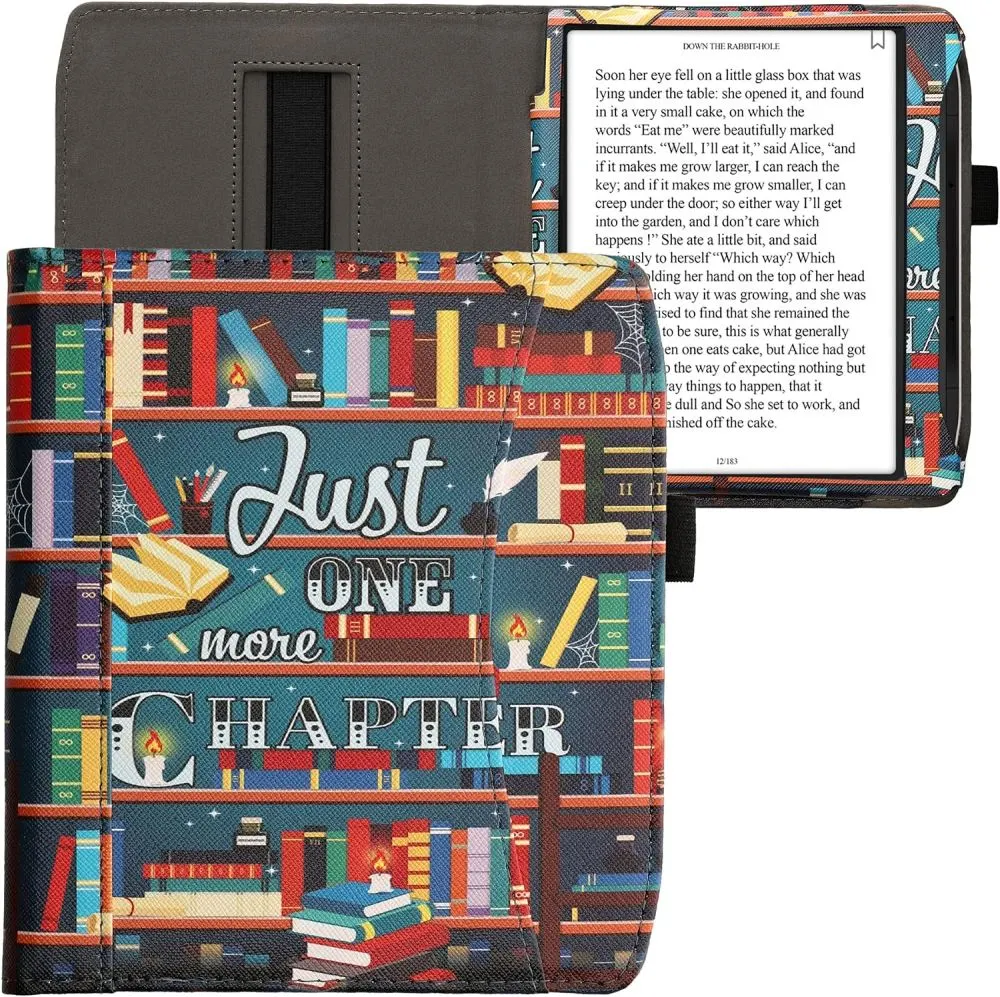 Pouzdro KW Mobile - Library Motto - KW5939002 - pro Pocketbook 700 Era - vícebarevné