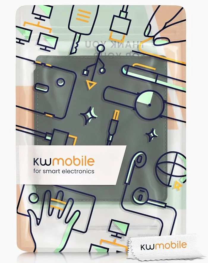 Pouzdro KW Mobile - Origami Nubuk Stand - KW6006978 - pro Amazon Kindle Oasis 2 / 3 - zelené